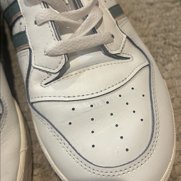 Adidas Classic Rivalry White and Sage Sneakers - Picture 7 of 13